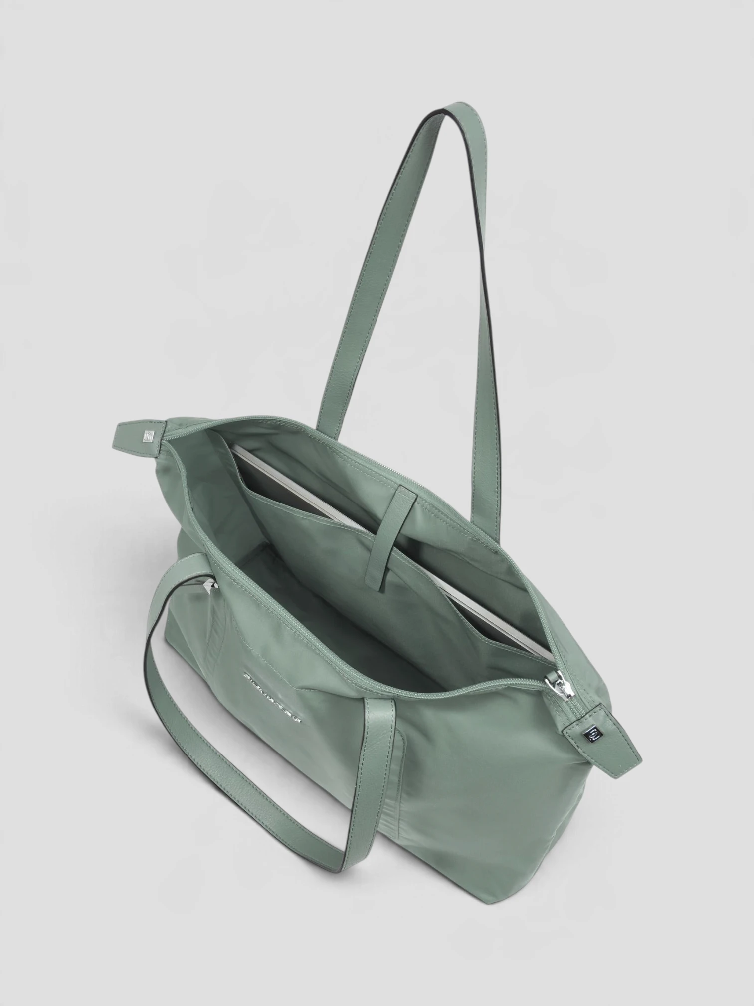 Borsa shopper Piquadro Lyra Verde - immagine 4
