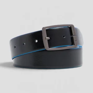 Cintura Piquadro Blue Square Nero/Testa di moro