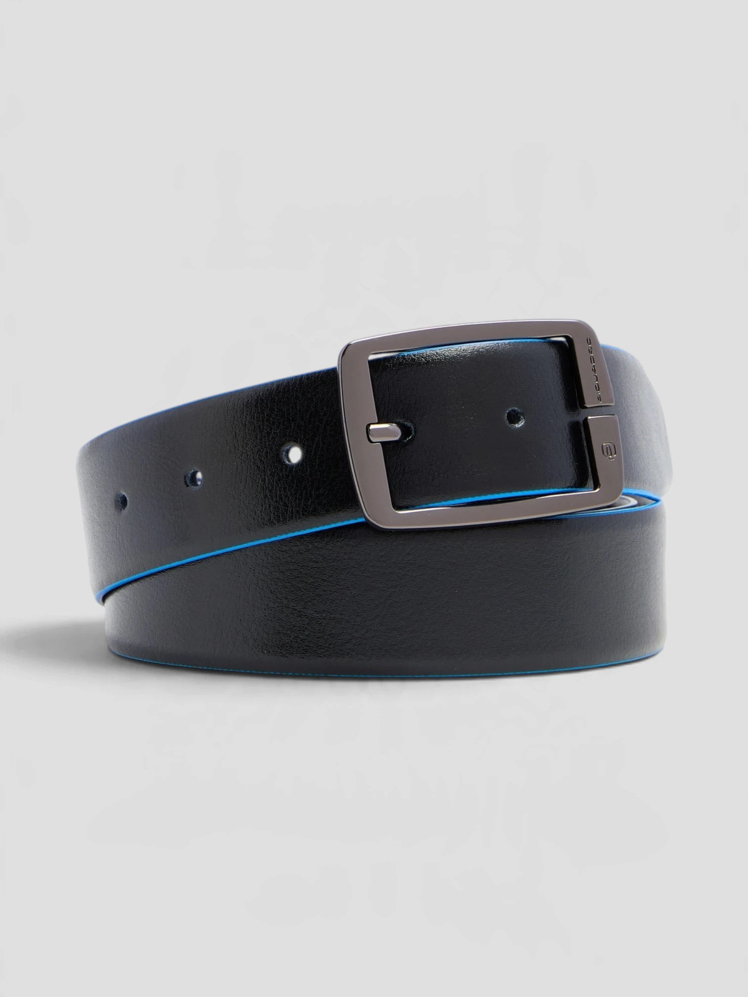 Cintura Piquadro Blue Square Nero/Testa di moro - immagine 3