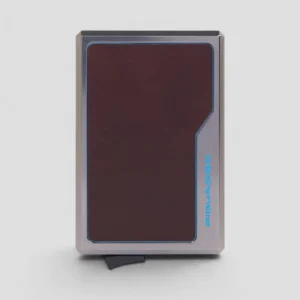 Portacarte Piquadro Blue Square Mogano