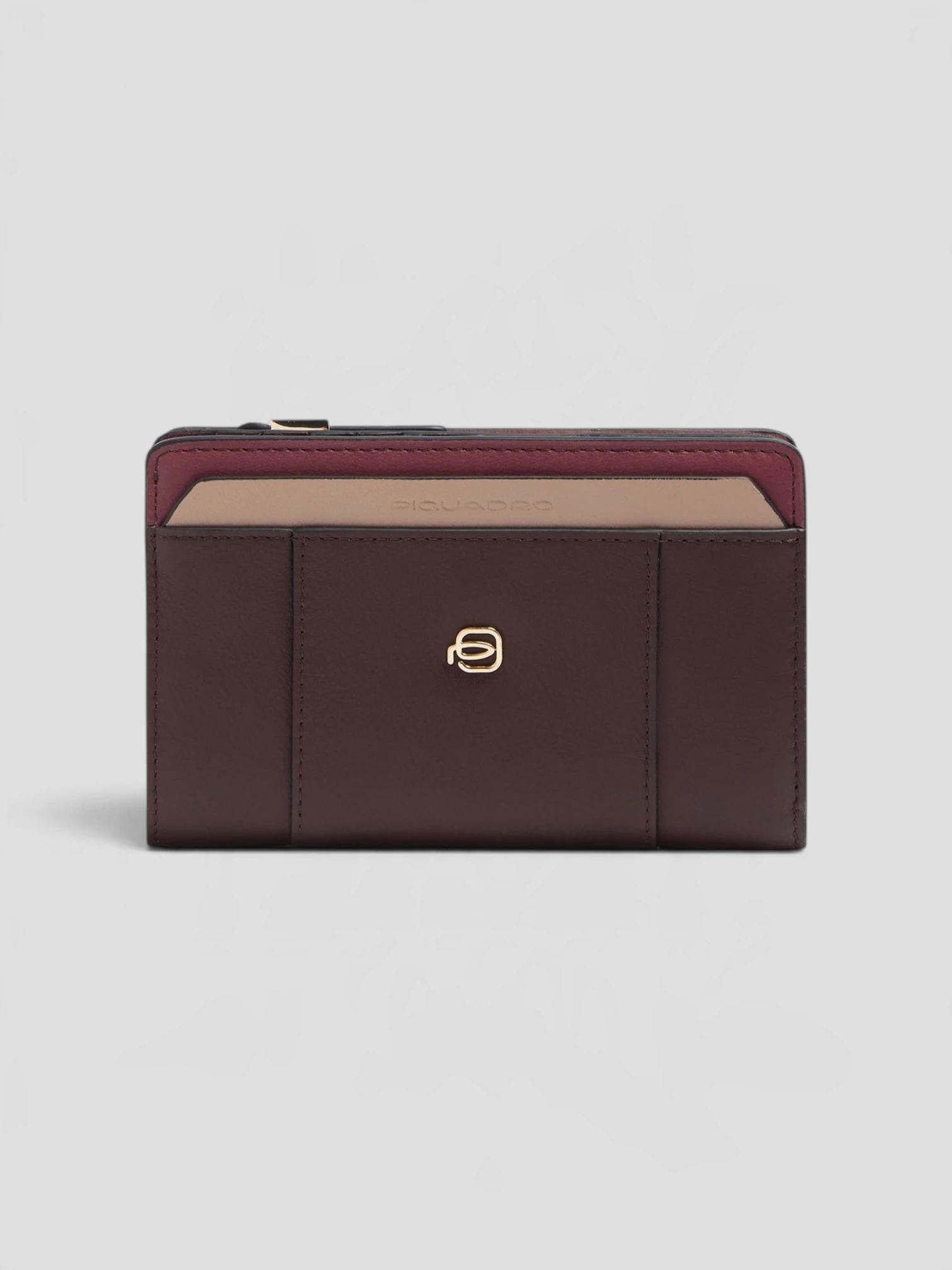 Portafoglio Piquadro W92 Bordeaux/Rosa