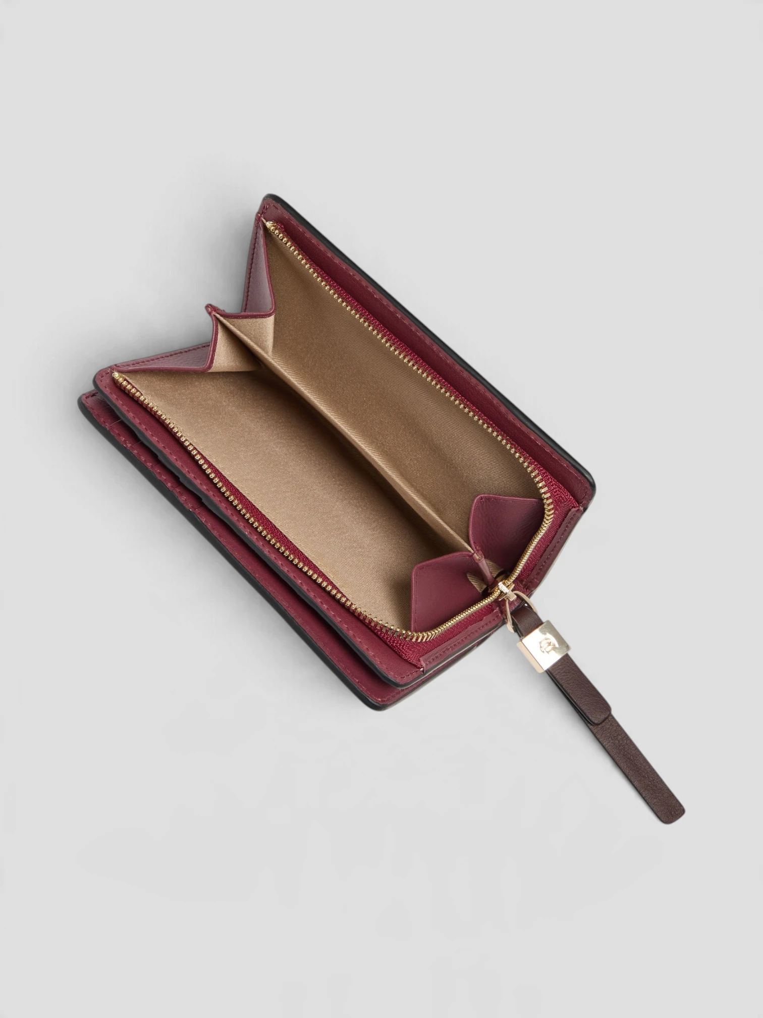 Portafoglio Piquadro W92 Bordeaux/Rosa - immagine 5