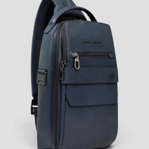 Zaino monospalla Piquadro S141 Azzurro