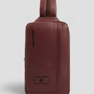 Zaino monospalla Piquadro W137 Cuoio