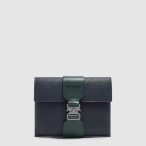 Pochette uomo Piquadro Materia Blu/Verde