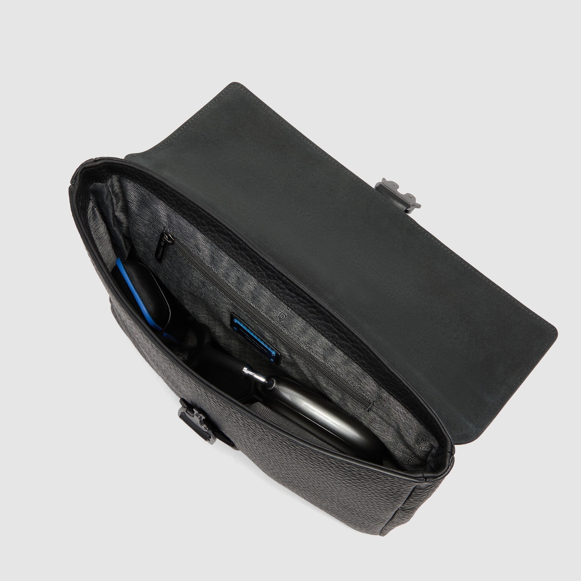 Pochette uomo porta iPad®Pro 13" Piquadro Materia Nero - immagine 4