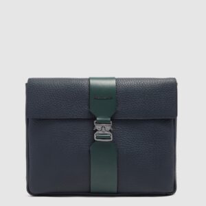 Pochette uomo porta iPad®Pro 13″ Piquadro Materia Blu/Verde