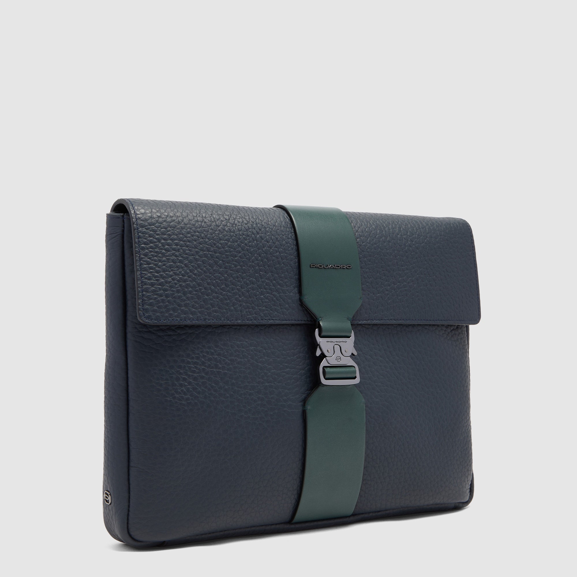 Pochette uomo porta iPad®Pro 13" Piquadro Materia Blu/Verde - immagine 2