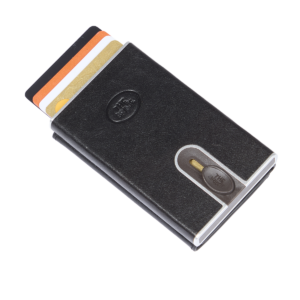 Portacarte con portamonete The Bridge Eject Nero