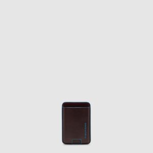 Portacarte Piquadro Blue Square Mogano