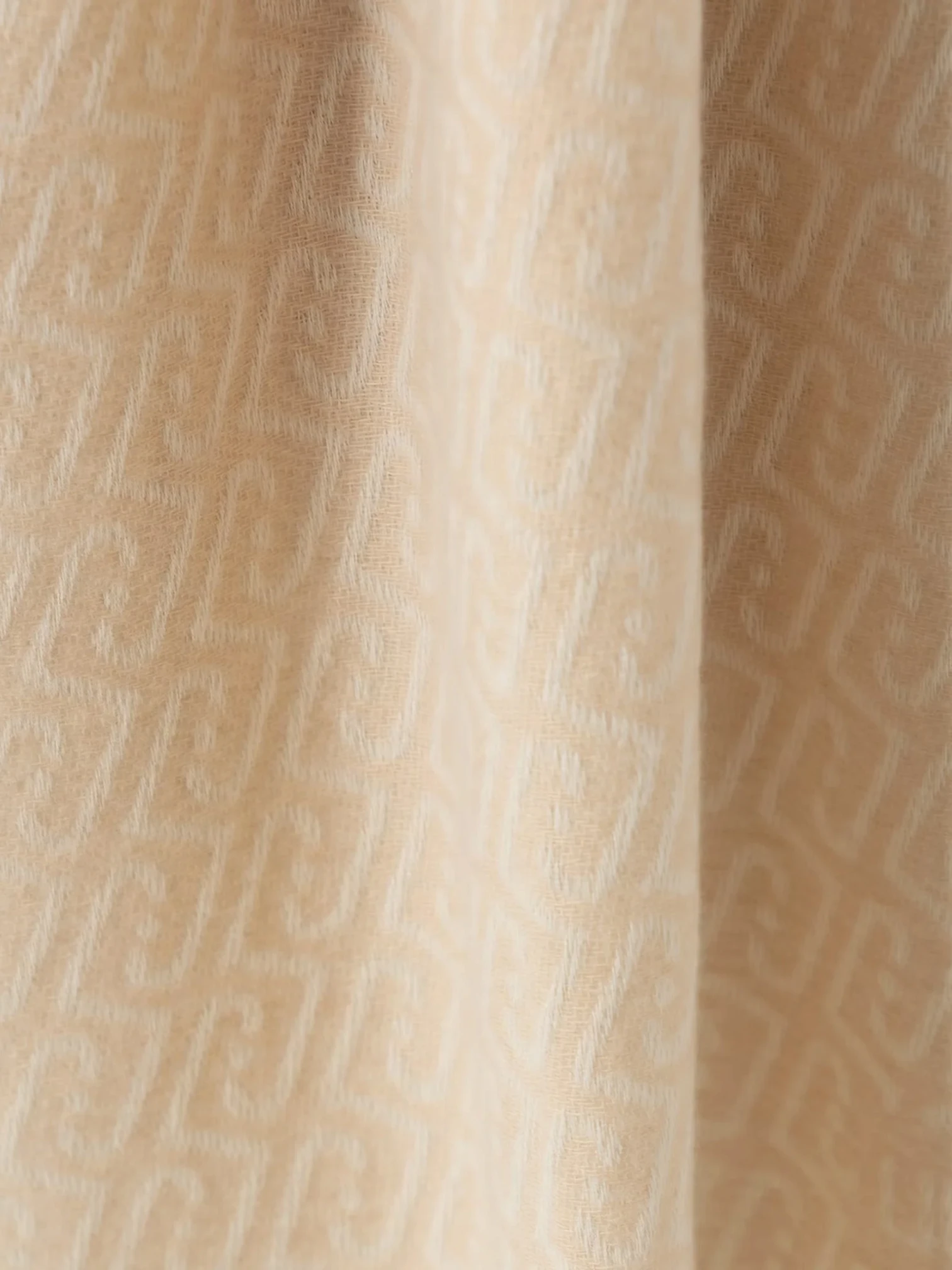 Sciarpa Liu.Jo Logo Needle Punch Beige - immagine 3