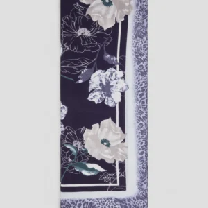 Stola Liu.Jo Flower Maculata Blu