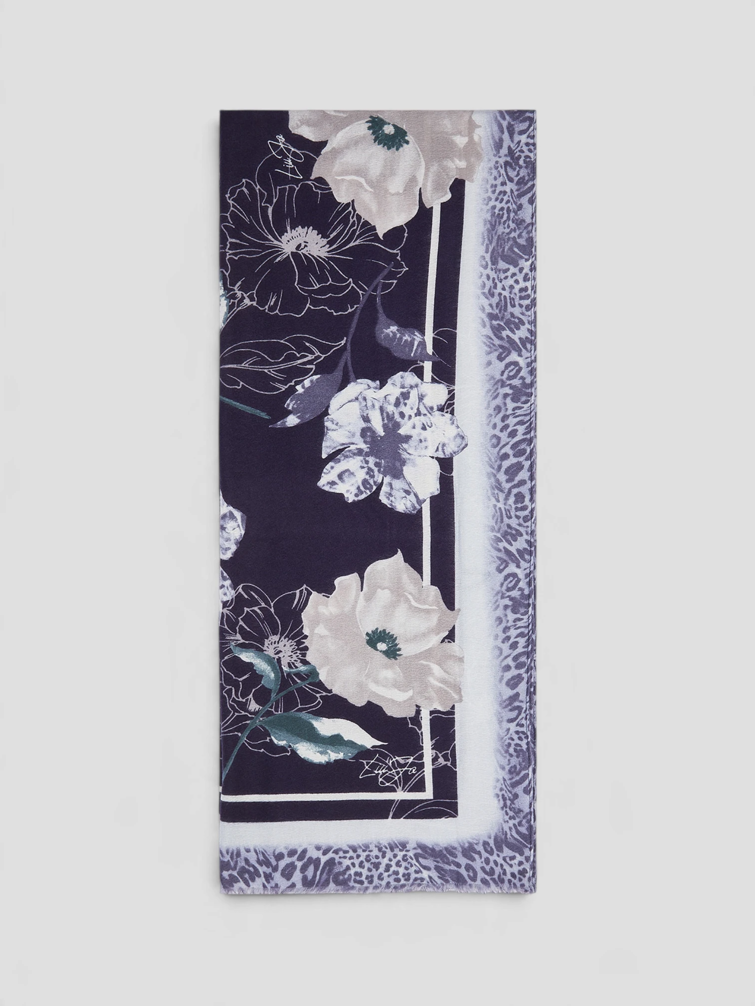 Stola Liu.Jo Flower Maculata Blu - immagine 2