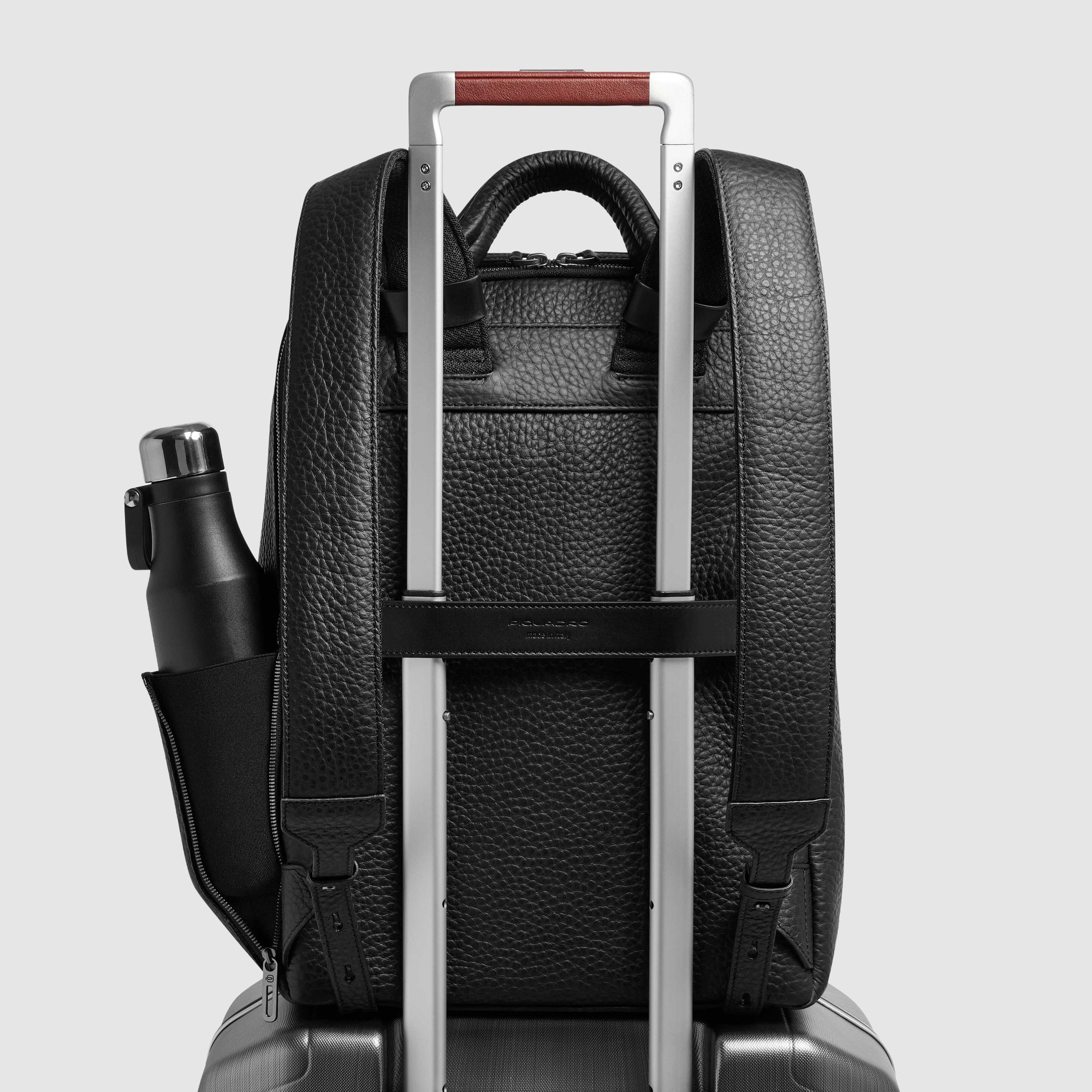 Zaino da viaggio porta pc 15,6" Piquadro Materia Nero - immagine 8