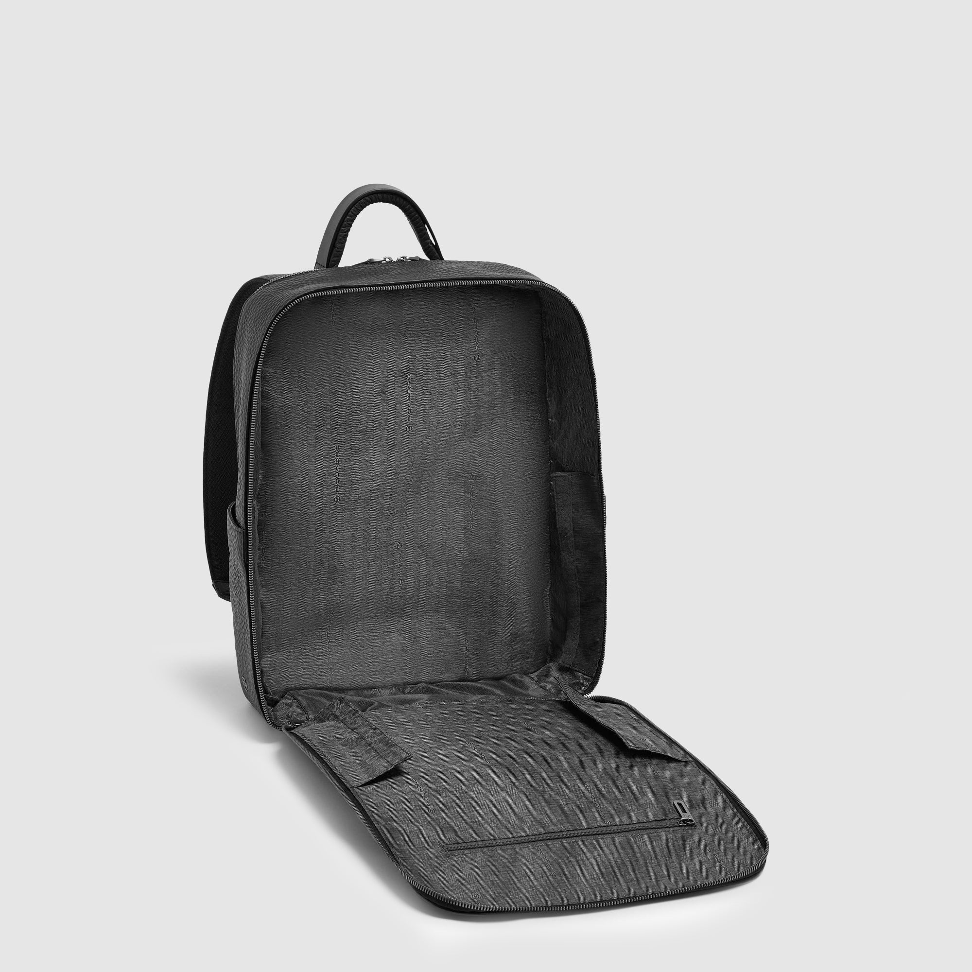 Zaino da viaggio porta pc 15,6" Piquadro Materia Nero - immagine 10