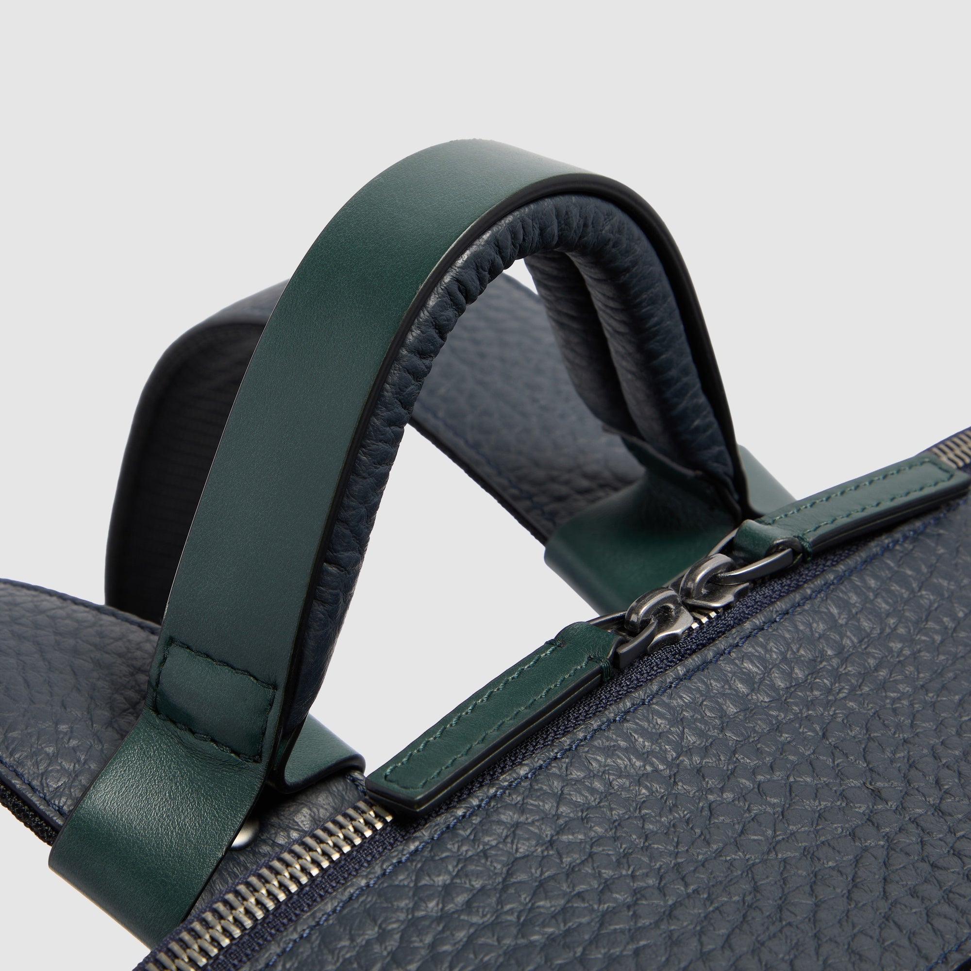 Zaino da viaggio porta pc 15,6" Piquadro Materia Blu/Verde - immagine 9
