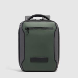 Zaino da viaggio resistente all'acqua porta pc 14" Piquadro Rover Verde