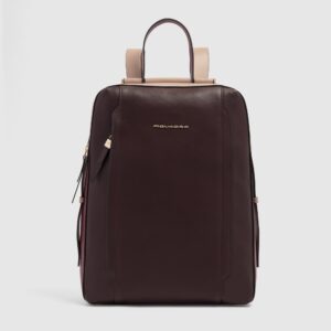 Zaino donna porta pc 14″ Piquadro CIRCLE Bordeaux/Rosa