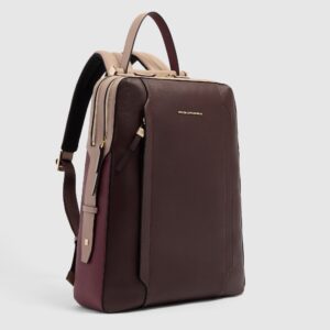 Zaino donna porta pc 15,6″ Piquadro Circle Bordeaux/Rosa
