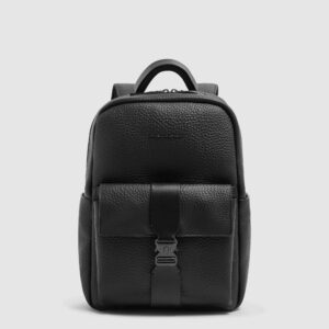 Zaino uomo porta pc 14″ a due scomparti Piquadro Materia Nero