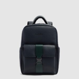 Zaino uomo porta pc 14″ a due scomparti Piquadro Materia Blu/Verde