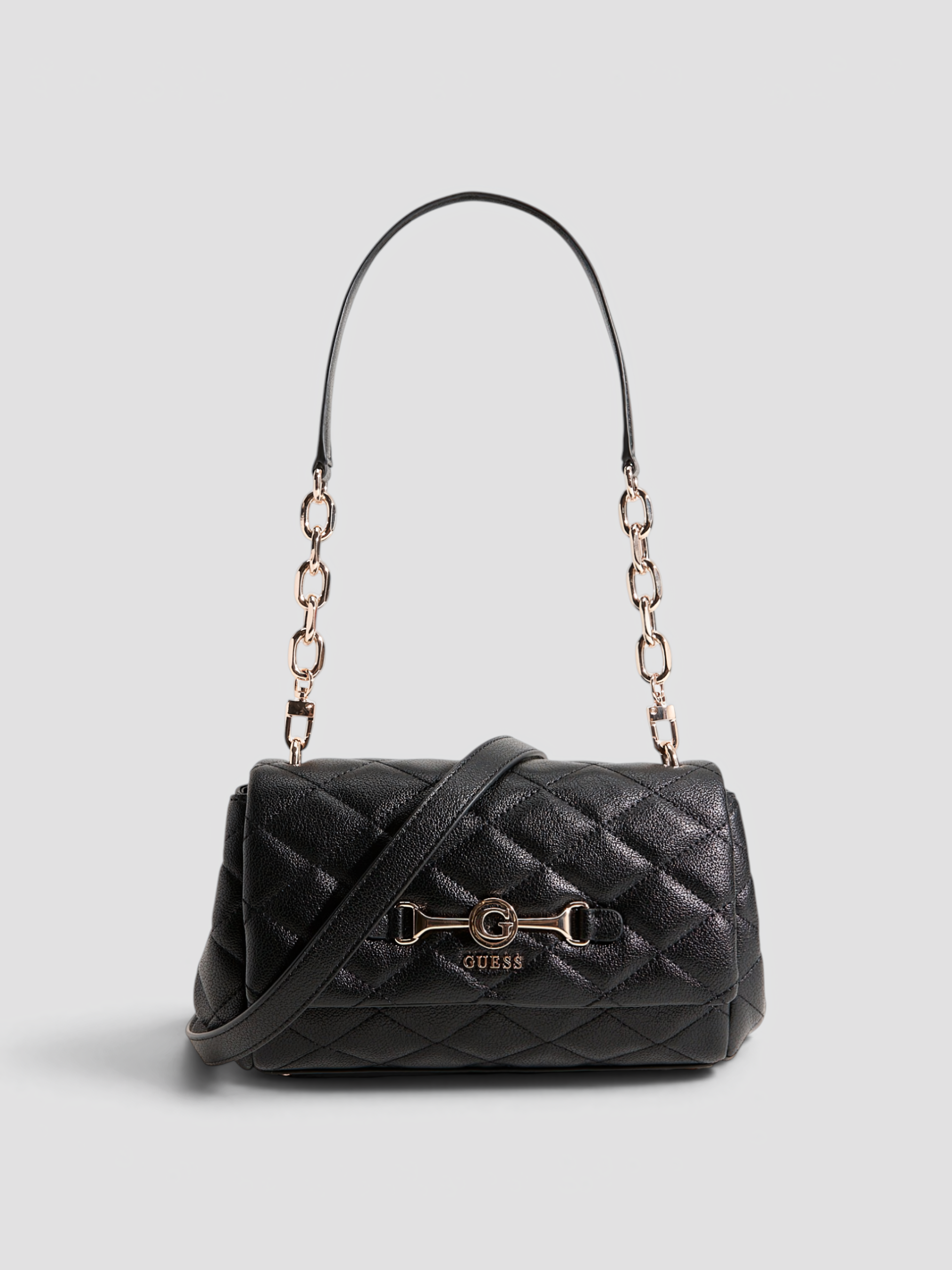 Borsa Tracolla Guess Frances Nero