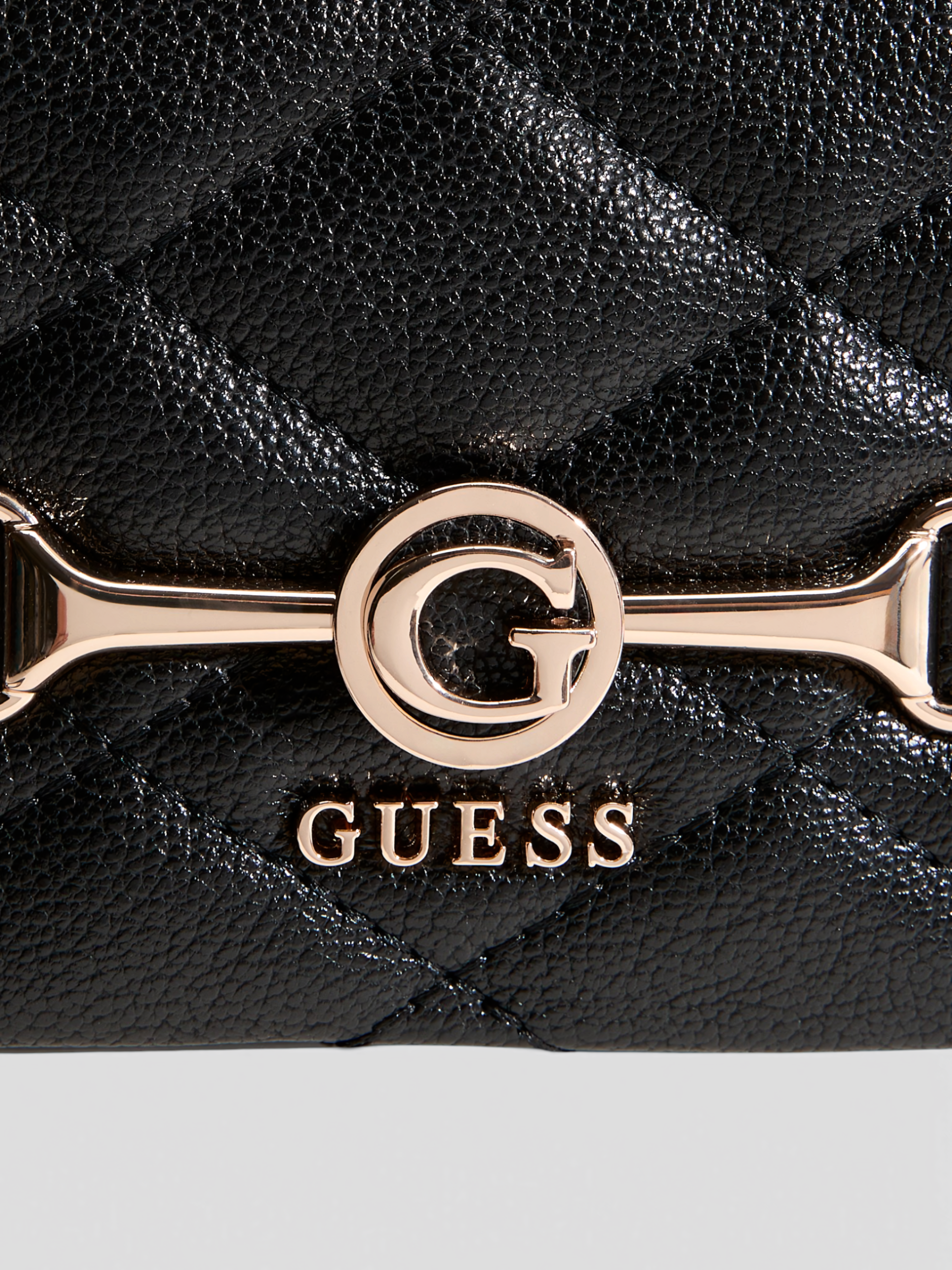 Borsa Tracolla Guess Frances Nero - immagine 2
