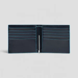 Portafoglio con fermasoldi Piquadro Blue Square Blu