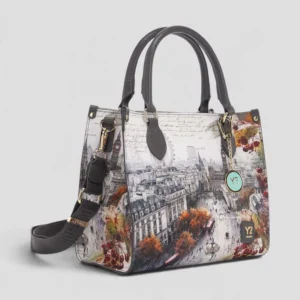 Borsa A Mano Ynot Yesbag Art London Berry