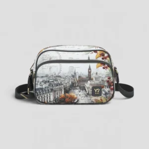 Borsa A Tracolla Ynot Yesbag Art London Berry
